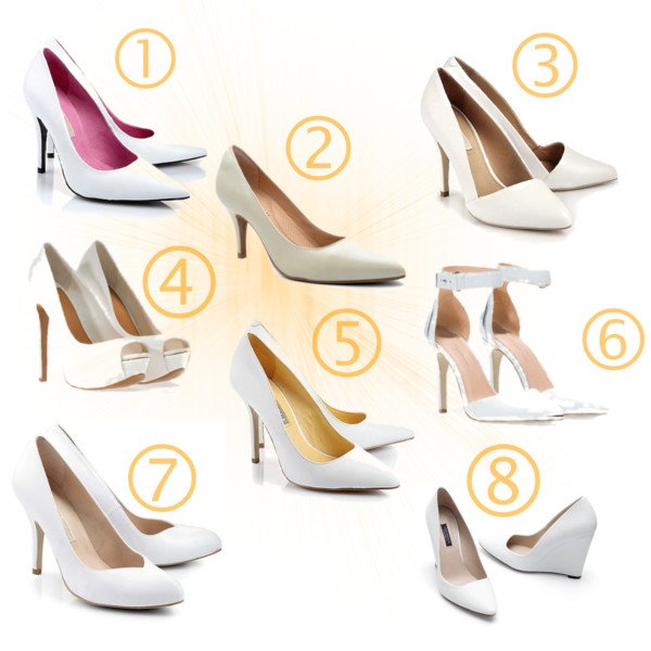 fehér cipő választék