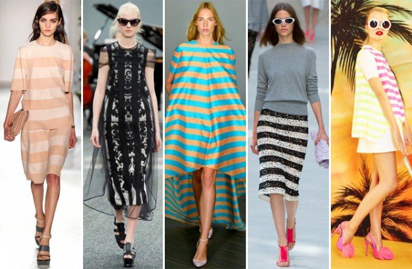 Mulberry, Erdem, Emilia Wickstead, Burberry Prorsum, Moschino Cheap and Chic