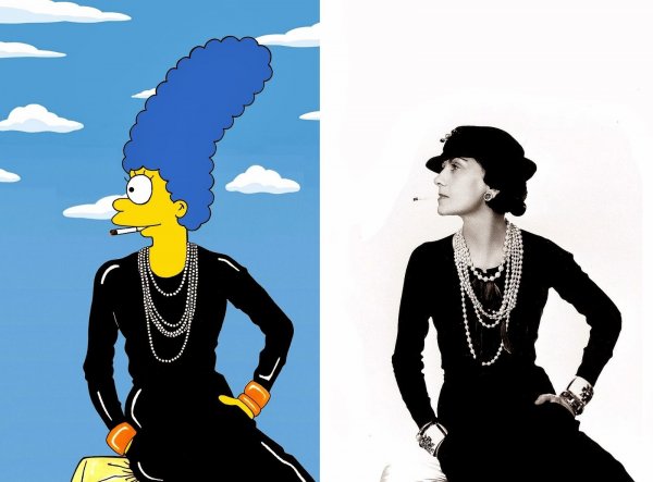 Marge, mint Coco Chanel