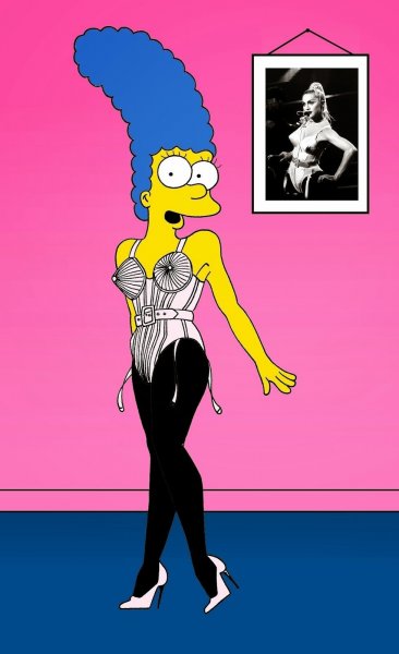 Marge, mint Madonna
