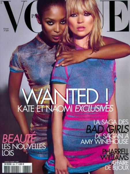 2008 februári Vogue címlap Naomi Campbellel
