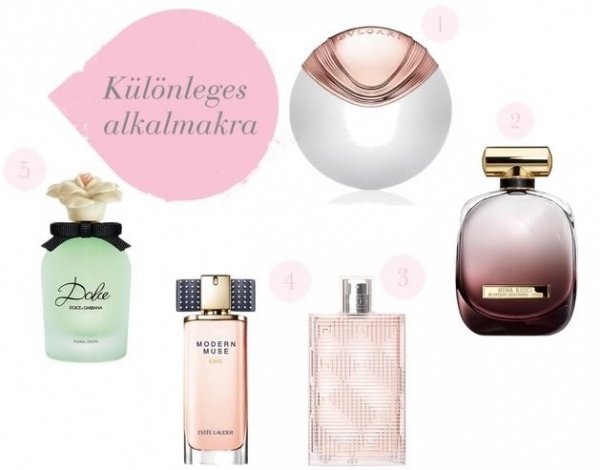 parfümök különleges alkalmakra