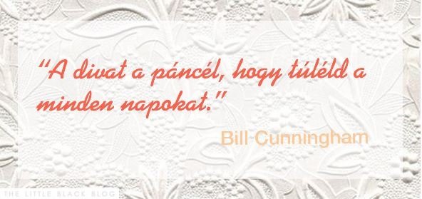 “A divat a páncél, hogy túléld a minden napokat.” – Bill Cunningham
