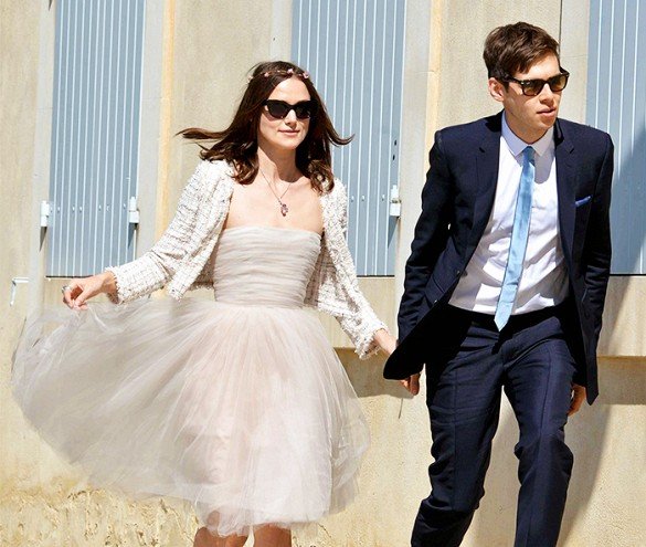 Keira Knightleytitkos esküvőjéhez, ezt a nem tipikus esküvői szettet választotta a Chaneltől