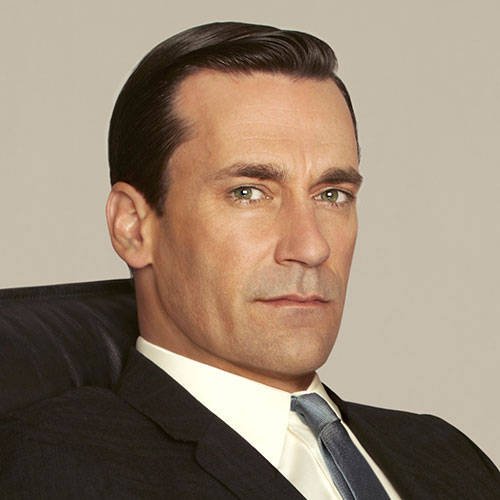 félre fésült Don Draper