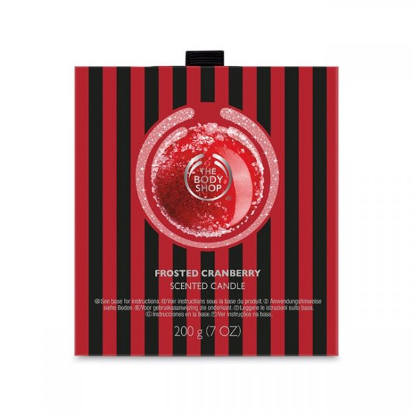 tbs FROSTED CRANBERRY ROOM candle