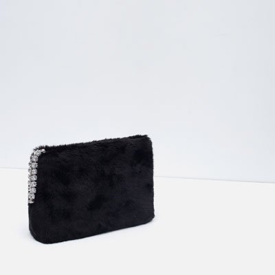 zara clutch taska