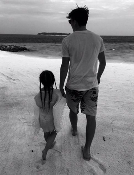 Brooklyn and Harper Beckham