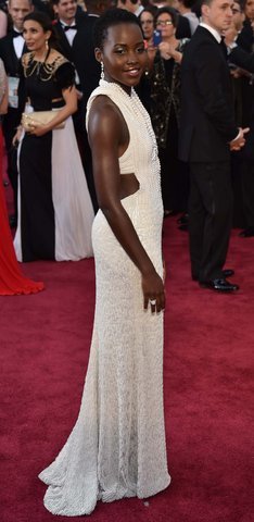 Lupita Nyong'o in Calvin Klein Collection