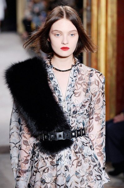 Szőrme stóla a Tod's kifutóján