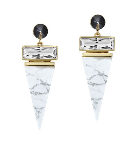 cadenzza-symmetric-ohrringe-magnesite-gold-plated